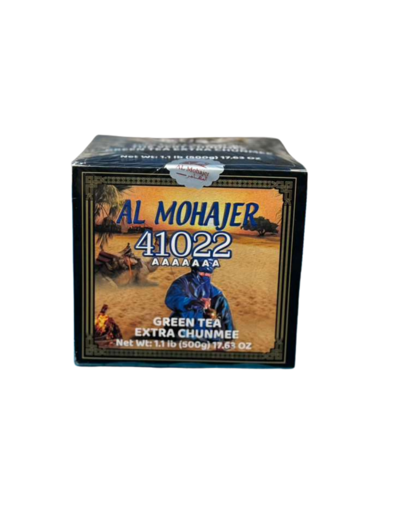 Al Mohajer 41022 Green Tea Extra Chunmee – 500g