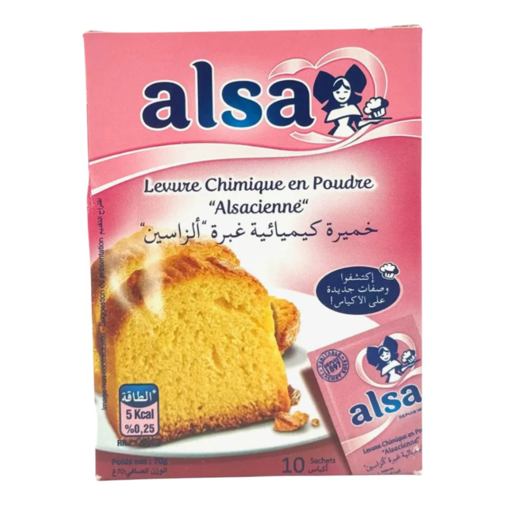 Alsa Baking Powder – Halal Levure Chimique Alsacienne (10 Sachets)