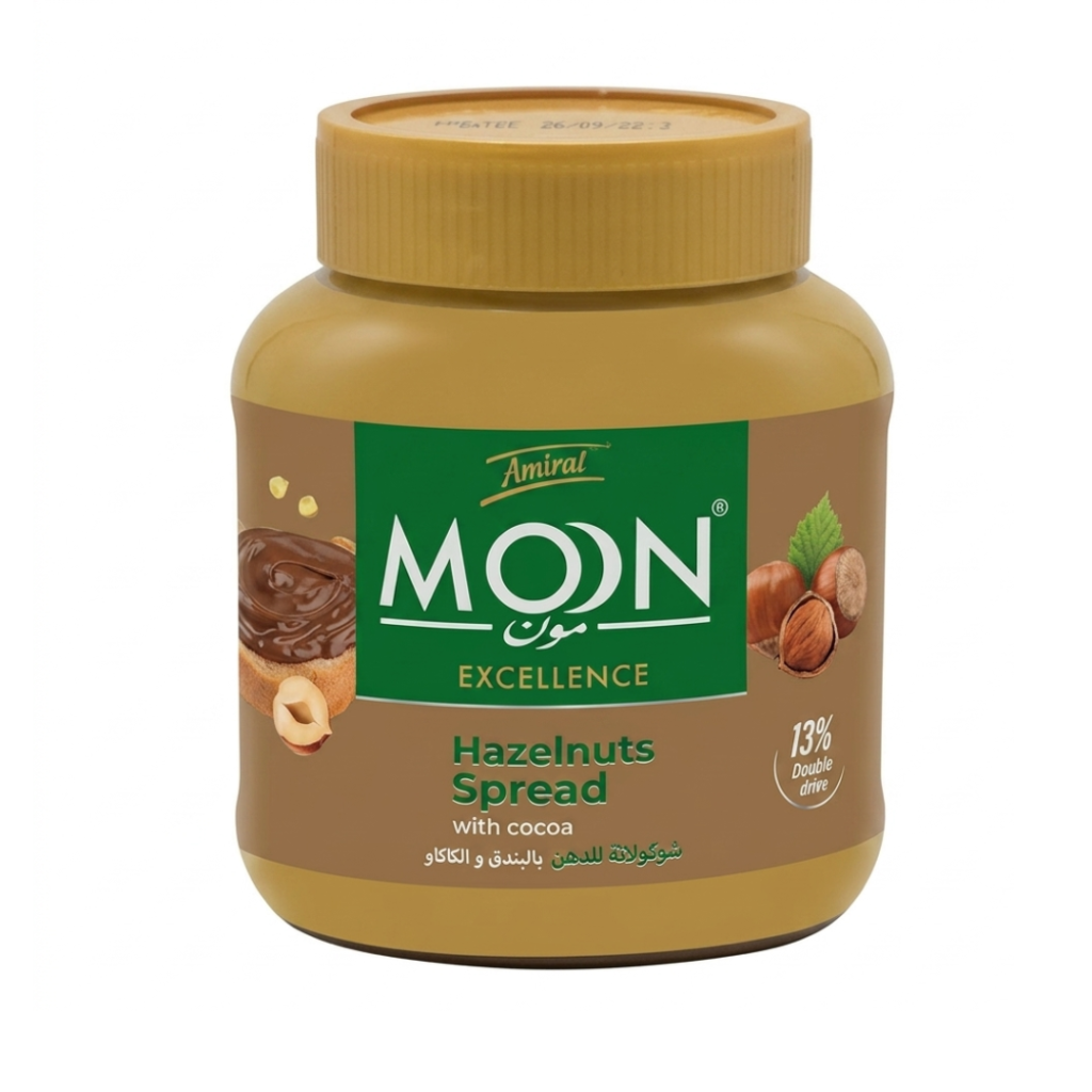 Amiral Moon Excellence Hazelnuts Spread with Cocoa – 400g