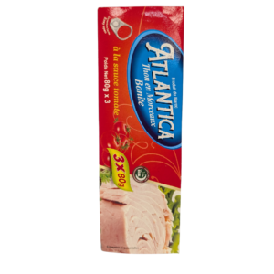 Atlantica Tuna Chunks in Tomato Sauce – 3 x 80g