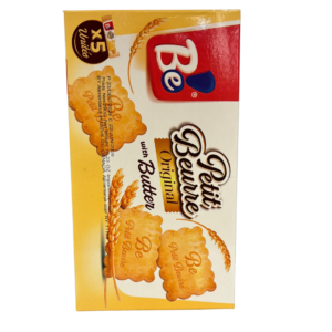 Be Petit Beurre Original Butter Biscuits – 5 x 40g (200g)
