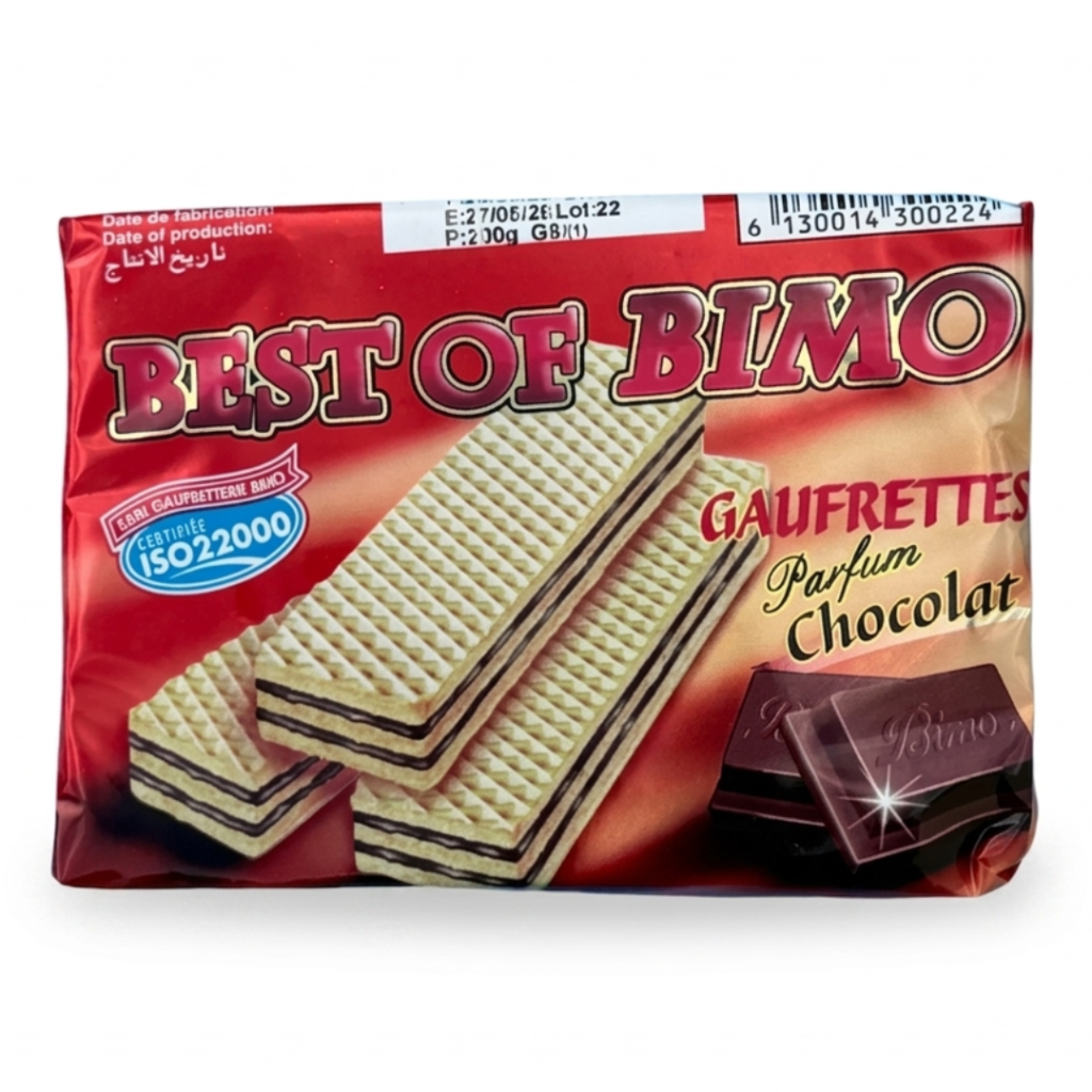 Bimo Chocolate Gaufrettes — Best of Bimo Chocolate Wafers (200g)