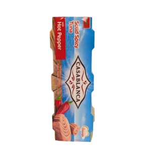 Casablanca Solid Spicy Tuna with Hot Pepper – 3 x 80g