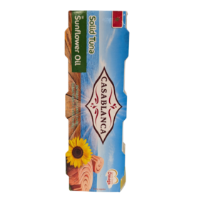 Casablanca Solid Tuna in Sunflower Oil – 3 x 80g