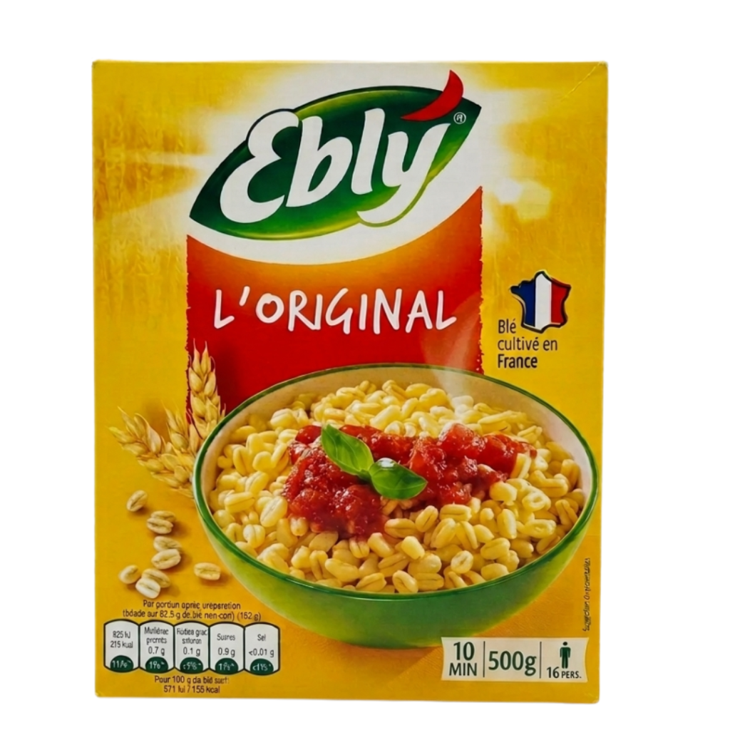 Ebly L'Original Tender Wheat – 500g | Quick-Cook French Wheat Grain for Moroccan & Mediterranean Meals