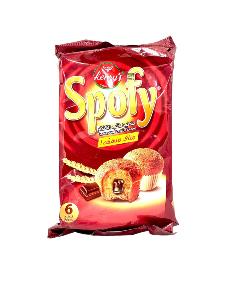 Henry’s Spofy Cocoa Filled Madeleines – 6 x 25.5g (153g)