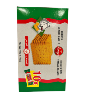 Henry’s Vanilla Biscuits – 10 x 42g (420g)