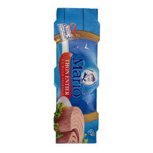 Mario Thon Entier à l'Huile Végétale – Whole Tuna in Vegetable Oil – Pack of 3