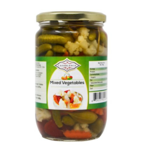 Mixed Vegetables (Glass) – Moroccan Olives 380g