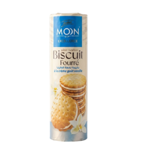 Moon Excellence Vanilla Cream Biscuits — Biscuit Fourré à la Crème Vanille