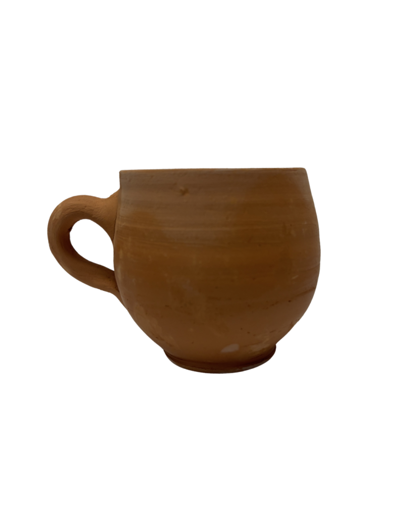 Moroccan Handmade Clay Mug – Traditional Terracotta Cup