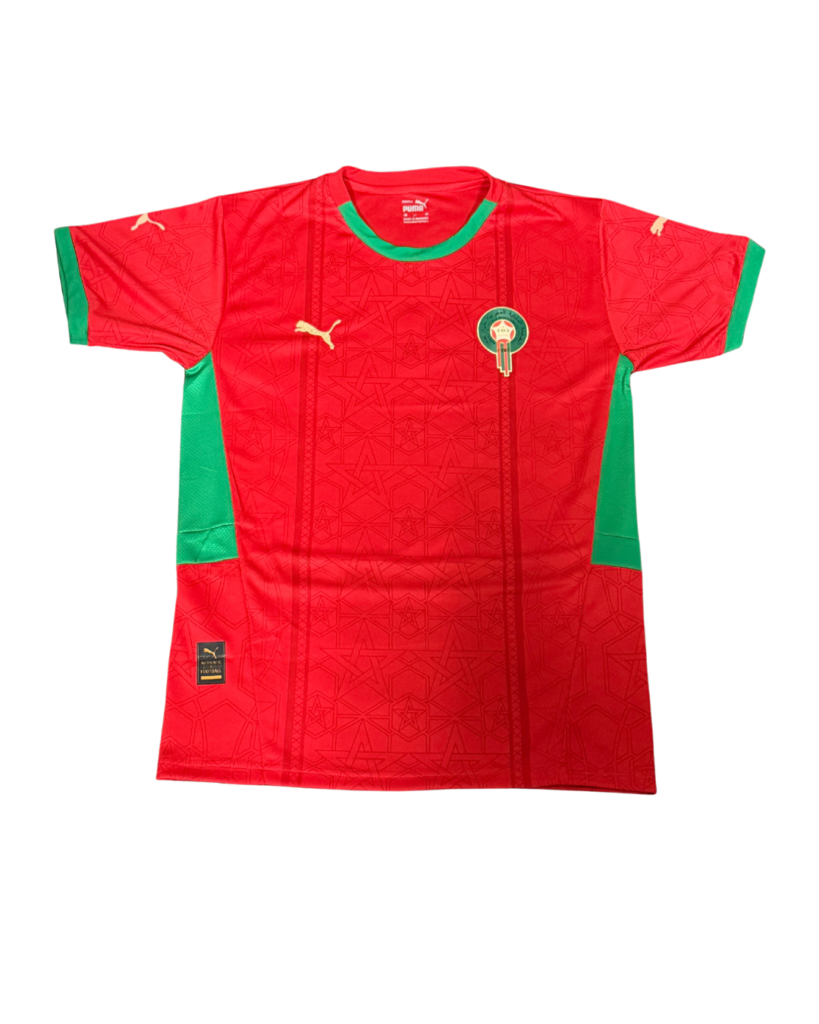 Moroccan National Team Football Jersey Red – Puma Size M
