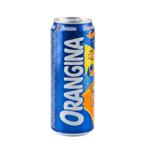 Orangina Soda Can – 33cl Single | Sparkling Citrus Drink with Real Fruit Pulp