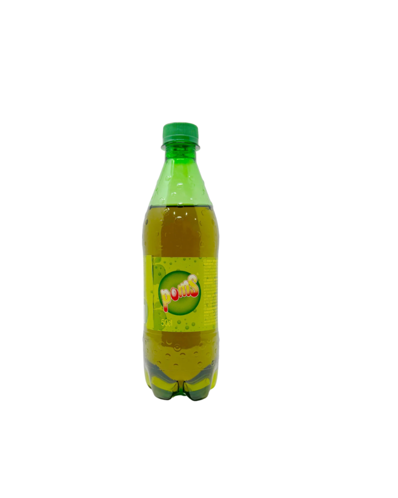 Poms Apple Flavored Soda Bottle (Single) – 50cl