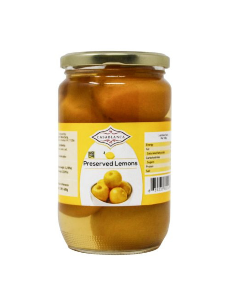 Preserved Lemon (GLASS) – Moroccan Olives 400g