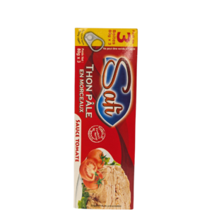 Safi Tuna Chunks in Tomato Sauce – 3 x 80g