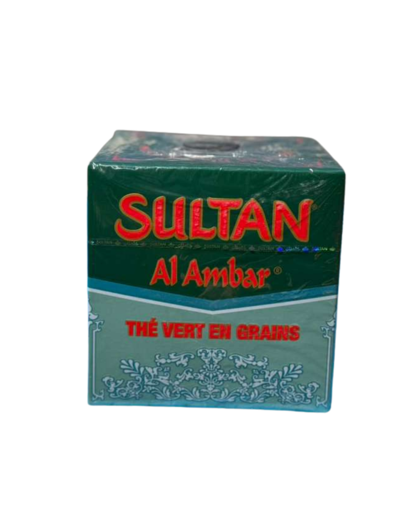 Sultan Al Ambar Green Tea (Thé Vert en Grains) – 200g