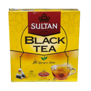 Sultan Black Tea – 100 Tea Bags (200g)