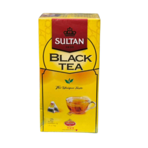 Sultan Black Tea – 25 Tea Bags (50g)
