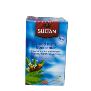 Sultan Good Night Herbal Tea (Licorice, Mint & Verbena) – 20 Tea Bags