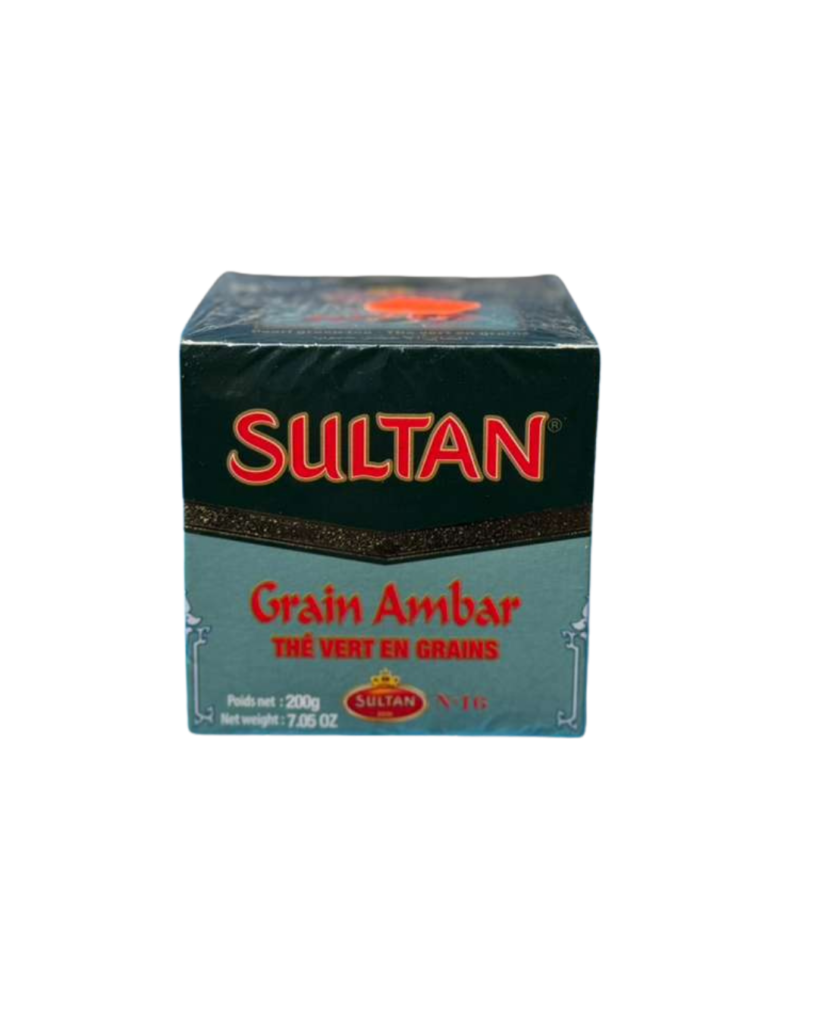 Sultan Grain Ambar Green Tea No.16 (Thé Vert en Grains) – 200g