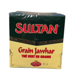 Sultan Grain Jawhar Green Tea No.35 (Thé Vert en Grains) – 200g