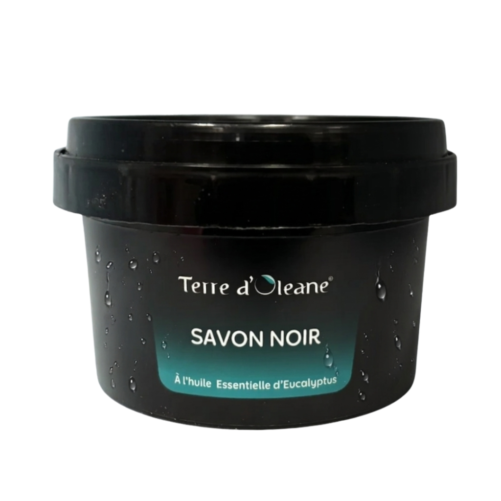 Terre d'Oleane Savon Noir with Eucalyptus Essential Oil