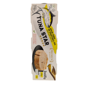 Tuna Star Solid Tuna in Vegetable Oil – 3 x 65g