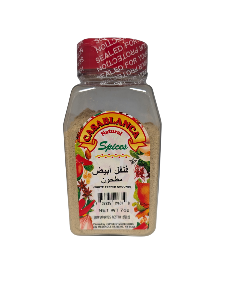 White Pepper Ground - 7 OZ