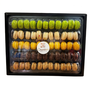 Orientines Macarons Box - 55 Pieces Assorted Moroccan Macarons