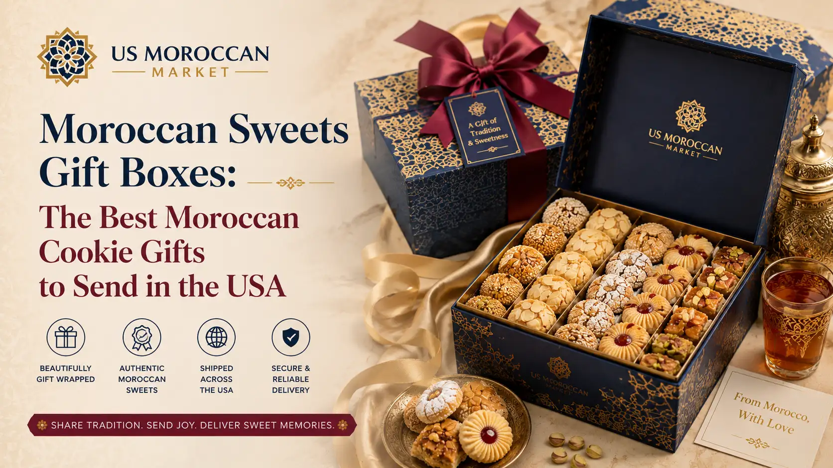 Moroccan Sweets Gift Boxes The Best Moroccan Cookie Gifts to Send in the USA